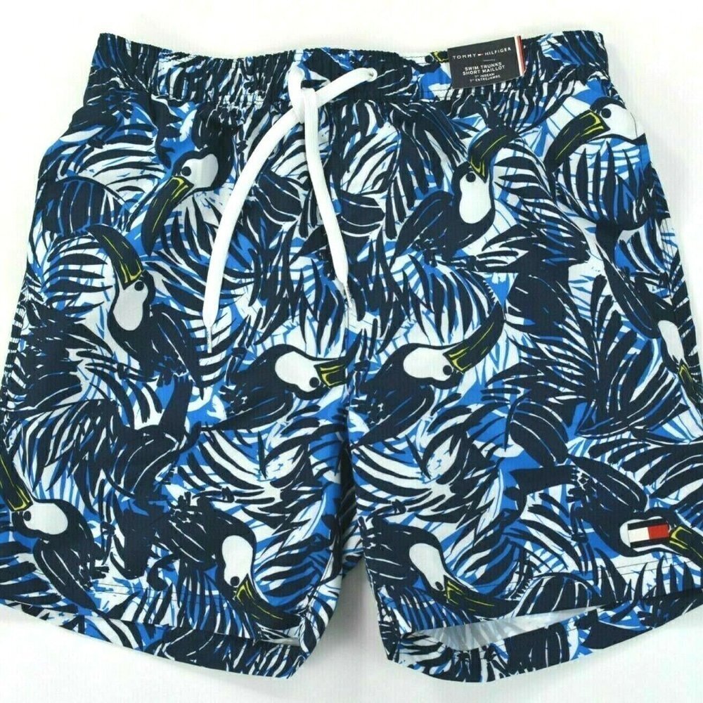 Tommy Hilfiger Men's Board Drawstring Swimwear Shorts